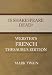 Is Shakespeare Dead? - Webster's French Thesaurus Edition
