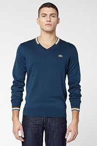 L!VE Supima Cotton Jersey Sweater With Stripe Detail