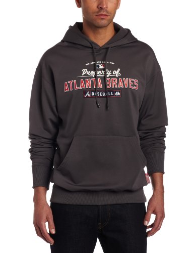 MLB Atlanta Braves Property of Long Sleeve Hooded Fleece Pullover Men's MLB Atlanta Braves Property of Long Sleeve Hooded Fleece Pullover Men's