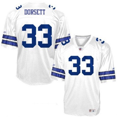 Mens Dallas Cowboys #33 Tony Dorsett Road Repli-Thentic Jersey - L