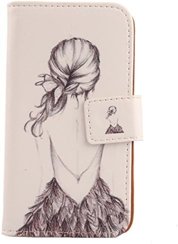 Lankashi Pattern Design Leather Cover Skin Protection Case for Acer Liquid Z5 Duo Z150 (Back Girl)