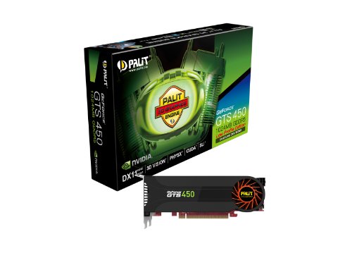 Palit GeForce GTS 450 1 GB LowProFile 128-bit GDDR5 x16 HDCP  PCI Express 2.0 Video Card NE5S4500F0601