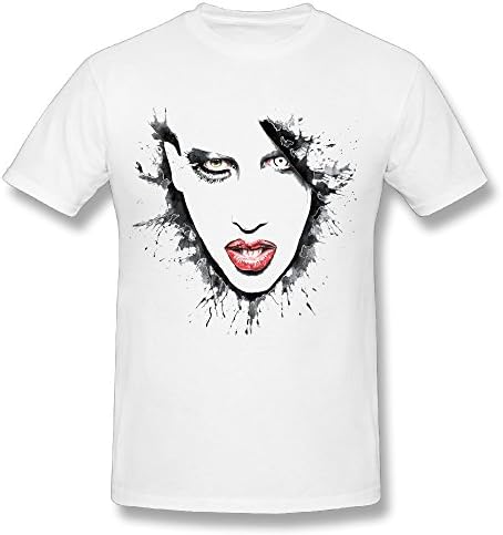 YC Marilyn Manson Poster 2016.png T Shirt For Men White M