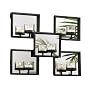 Metal Wall Candle Holder with Mirror