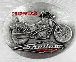 Honda Shadow Motorcycle Enamel Pewter Buckle~Discontinued Buckle