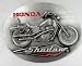 Honda Shadow Motorcycle Enamel Pewter Buckle~Discontinued Buckle