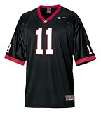 Georgia Bulldogs Youth Number 1 Replica Football Jersey - Black (Large)