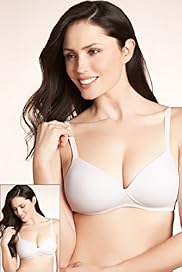 2 Pack Cotton Rich Non Wired Padded Bras