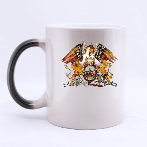 Hot Band Queen Mark Customized Personalized Water Coffee Mug Novel Gift Mugs Morphing Ceramic Cup 11 OZ Office Home Cups Two Sides Printed by AKAJARE
