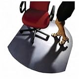 Cleartex UltiMat Polycarbonate Chair Mat for Low/Medium Pile Carpets - up to 1/2 Inch Thick, 0.09 Inch Gauge, Clear 49 x 39 Inches, (119923SR)