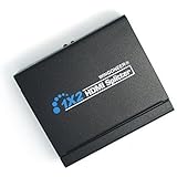 2 Port HDMI Audio Video v1.3b 1080p 3D Splitter for HD TV PS3 PS4 Blu-ray 1 in 2out (UK Plug)