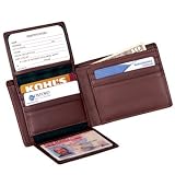 Royce Leather Men's Bi-Fold with 2 ID Windows