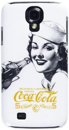 Strax Americas Coke Hardshell Case for Samsung S4 Golden Beauty - Retail Packaging - Multi-Colored