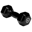Body Solid Tools BSTVD8 8-Pound Vinyl Dumbbell (Black)