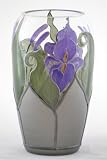 Great Gift Idea !!! Beautiful Scenery Hand Blown Art Glass Vase