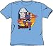 Darkseid NOT AMUSED Youth Size DC Comics Kids Carolina Blue T-shirt