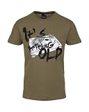 Bench Damen T-Shirt Getting Old, dusky green, M, B