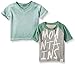 Burt's Bees Baby Baby Boys Organic 'Mountains' Raglan Tee and Sunbleached Logo Tee