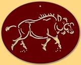 Boar Steel Medallion