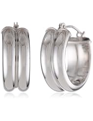 Duragold 14k Gold Polished Hoop Earrings