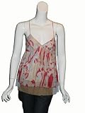 TOM K NGUYEN Silk Babydoll Tank Top