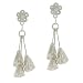Floral Sterling Silver Calla Lily Flower Drop Earrings