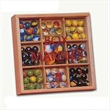 FS-USA 93605 Wooden Box of Marbles