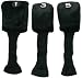 Form Fit Interchangeable 1-3-5 Long Neck Golf Headcovers Black