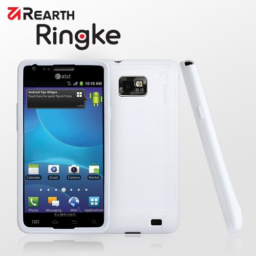 Samsung Galaxy S2 (AT&T or GT-i9100) Rearth Ringke Case [White]-REARTH