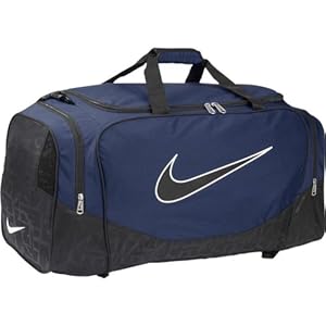 Nike Brasilia 5 Large Duffel Grip (Midnight Navy/Black/Black)