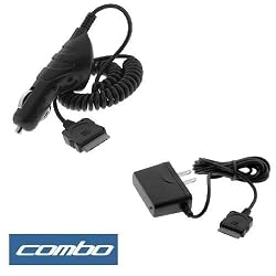 Black Rapid Car Charger + Black Home Travel Charger for Apple Ipod Nano Chromatic 8GB 16GB 4G 4th Generation