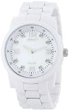 Sprout Women’s ST5008MPWT Eco-Friendly Diamond Dial White Corn Resin Bracelet Watch