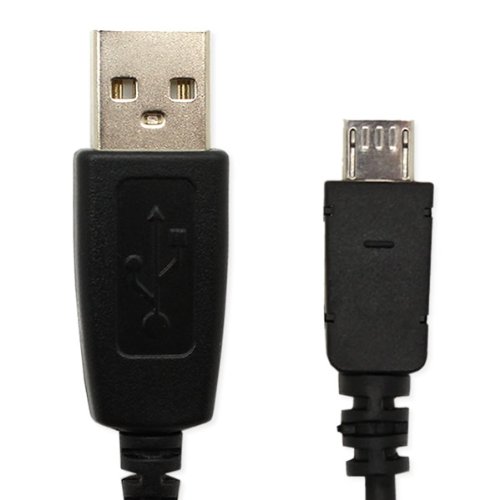 CoverON® Micro USB Data Charging Cable for Nokia Lumia 1020 / 900 / 920 / 925 / 928 - Black