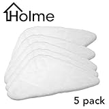 Holme Steam Mop HSM2001 Replacement Pads x5