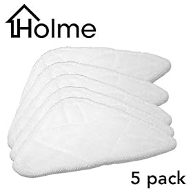Holme Steam Mop HSM2001 Replacement Pads - 5 Pack