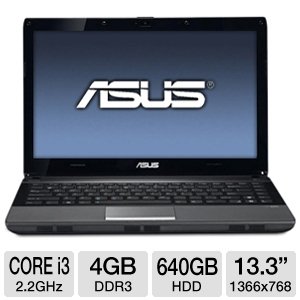 ASUS U31SD-DH31 13.3-Inch Thin and Light Laptop (Black)