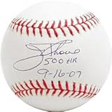 Jim Thome Autographed Baseball with 500 HR 9-16-07 Inscription