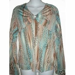 WOMEN'S GORGEOUS WOMEN'S GORGEOUS FASHION BUG SHIRT NWT SIZE XL