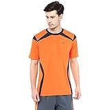 Aurro Sports Orange Roster T Shirt - M RS.349 (56.00% Off) - Amazon