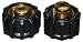 Oregon 37-224 Pressure Washer Quick Coupling with 2 O-Rings/Backup Rings 3,650 PSI Max 7.8 GPM 300-Degree F Max 1/4-Inch Female Inlet & 22mm x 1.5 Male Outlet