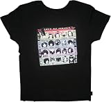 Emily the Strange juniors women's Strange Girls Comic Faces shirt Black