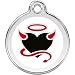 Red Dingo Personalized Devil Pet ID Dog Tag (Medium)