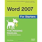 word 2007 for starters the missing manual