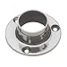 Lavi Industries 40-500/1 1" X 2" Polished Stainless Steel Railings Wall Flange