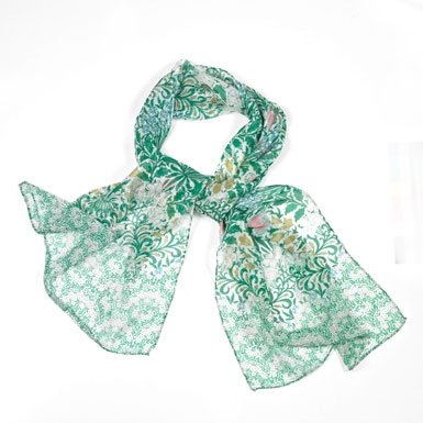 Morris 'Garden' Chiffon Scarf