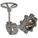 Milwaukee Valve CL323E Series Cast Iron Butterfly Valve, Lug Style, Aluminum/Bronze Disc, EPDM Seat, Gear Operator, Flanged