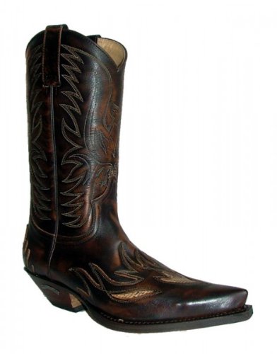 Sendra Python Cowboystiefel 4250 marron, Schuhgröße:EUR 43