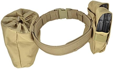 Gryffon Dragonspine Tactical Belt System w/ 2X Mag Pouches - TAN