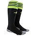 adidas Copa Zone Cushion II Sock, Black/Slime, Small