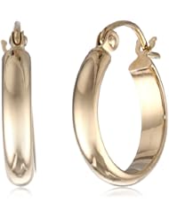 14k Yellow Gold 2.8mm Hoop Earrings